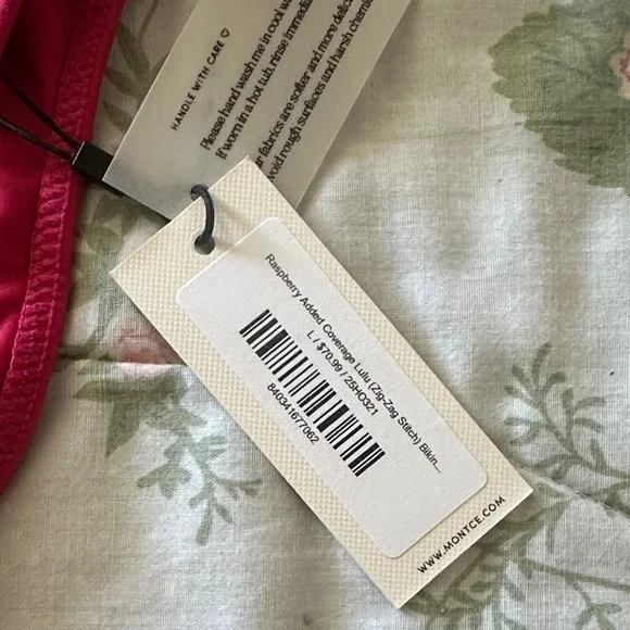 Montce Raspberry Bikini Bottom - Picture 4 of 5